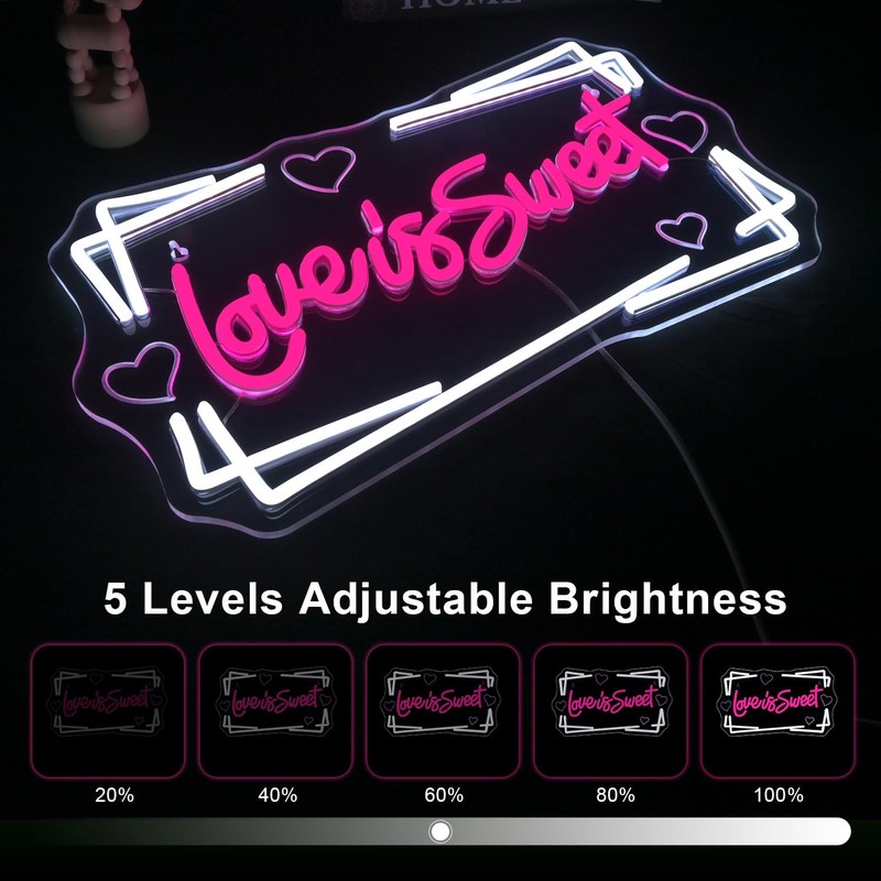Love is Sweet Neon Sign
