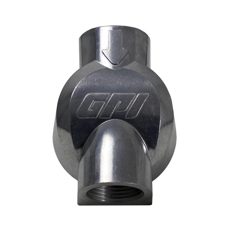 GPI Aluminum Filter Adapter 1 in. NPT X 1 in.-12