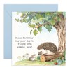 CENTRAL 23 Sweet Birthday Card Wish - Hedgehog Simple Joys