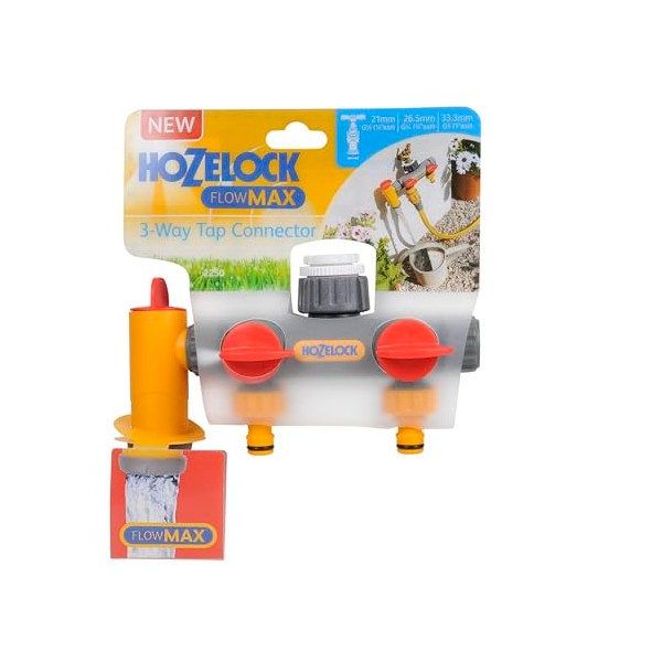 HOZELOCK - Multi-Tap Connector 2-Way : Ideal for Creating 2