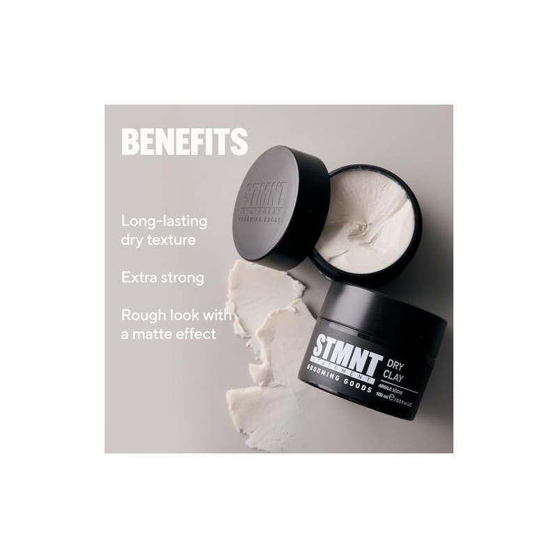 STMNT Grooming Goods Dry Clay | Extra Matte Finish |