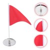 Gatuida 1 Set Golf Practice Flag Golf Hole Cup Tray