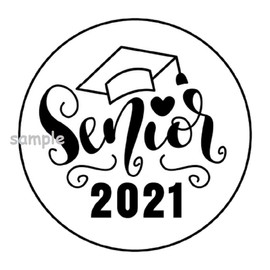 30 Graduation Stickers/Envelope Seals/Labels/Senior 2021