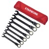 STARWORK TRUE MECHANIC™ 7Pc. 120T SAE&Metric Flexible Ratcheting Wrench Set,