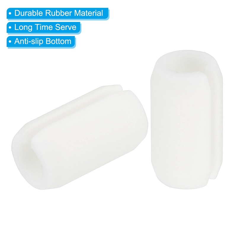 PATIKIL Kitchen Sink Rack Feet, 40pcs 5mm ID x 8mm