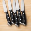 Alata 6-Piece Steak Knives Set with Block, Stainless Steel Steak