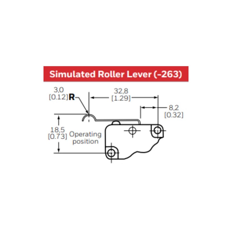 Honeywell V7-1B17D8-263 Micro Switch 11A 1/3 HP Free Shipping