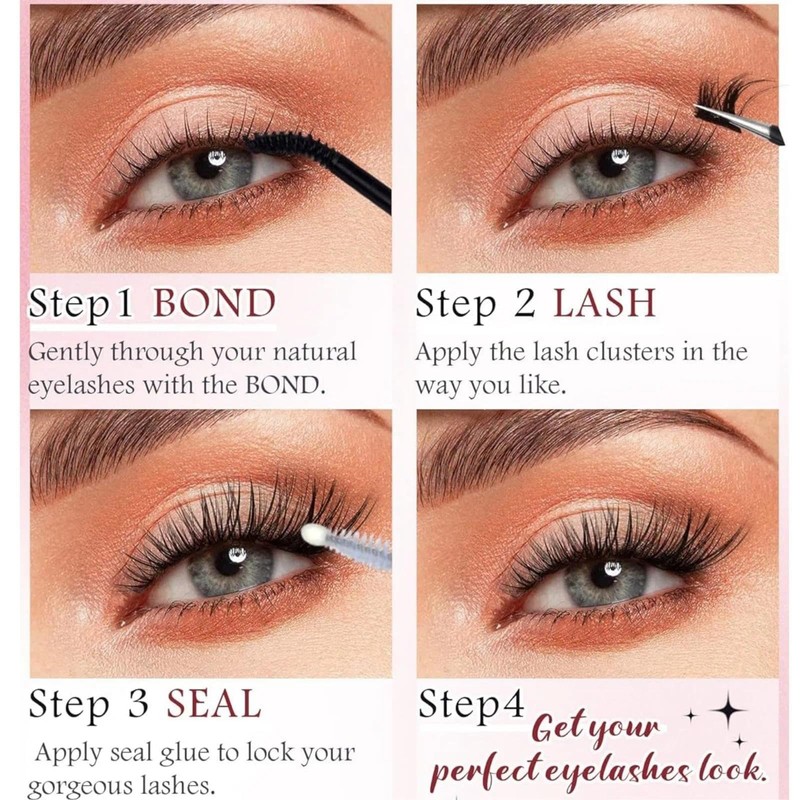 Cluster Lashes Glue - Strong Hold Latex for DIY Eyelash