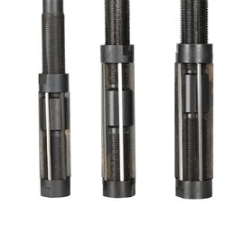 WFLNHB 11 Set High Speed Steel Adjustable Hand Reamers, H4-H14, 15/32" to 1-1/2", All 6 Blades Replacement for Drilling Machine and Other Machine