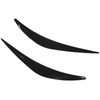 2Pcs Headlight Eyebrow Left Right Fade Proof Front Headlight Eyelid