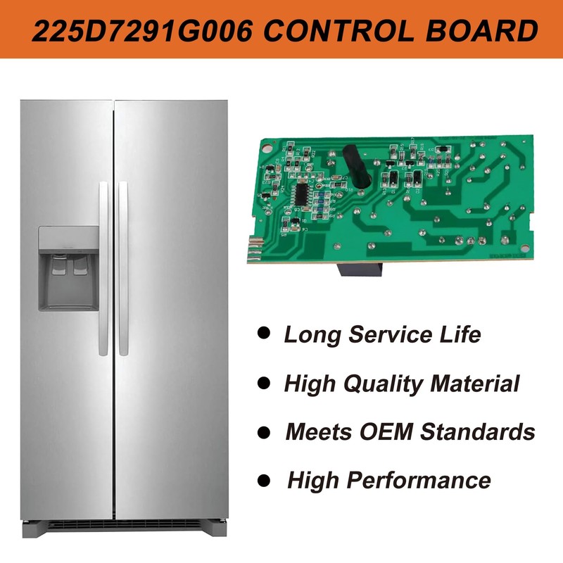225D7291G006 Control Board, Universal Refrigerator Electronic Control PCB Board