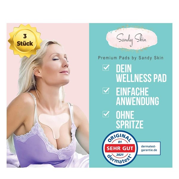 Antifalten Dekolleté Pads | Anti-Aging Hautstraffung & Feuchtigkeitsspendende Faltenvorbeugung |
