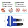 Pack of 2 Finger Splints, Adjustable Finger Support, Finger Stabiliser