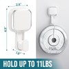 TAILI Heavy Duty Suction Cup Shower Hooks 4 Pack, Damage-Free