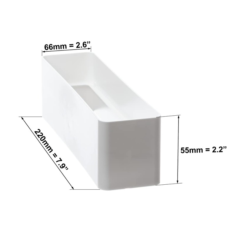 220 x 55 mm Connector, Flat Duct Pipe Connector, Exhaust