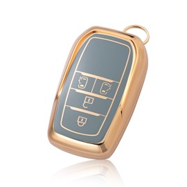 [Unhoke] Sienta Key Case, 10 Series, New Model, Voxy, Smart Key Case, Noah 90 Series, Sienta, NOAH VOXY Key Cover, Premium Quality, Lightweight, Scratch-Resistant, TPU, 4 Buttons, Stylish, blue