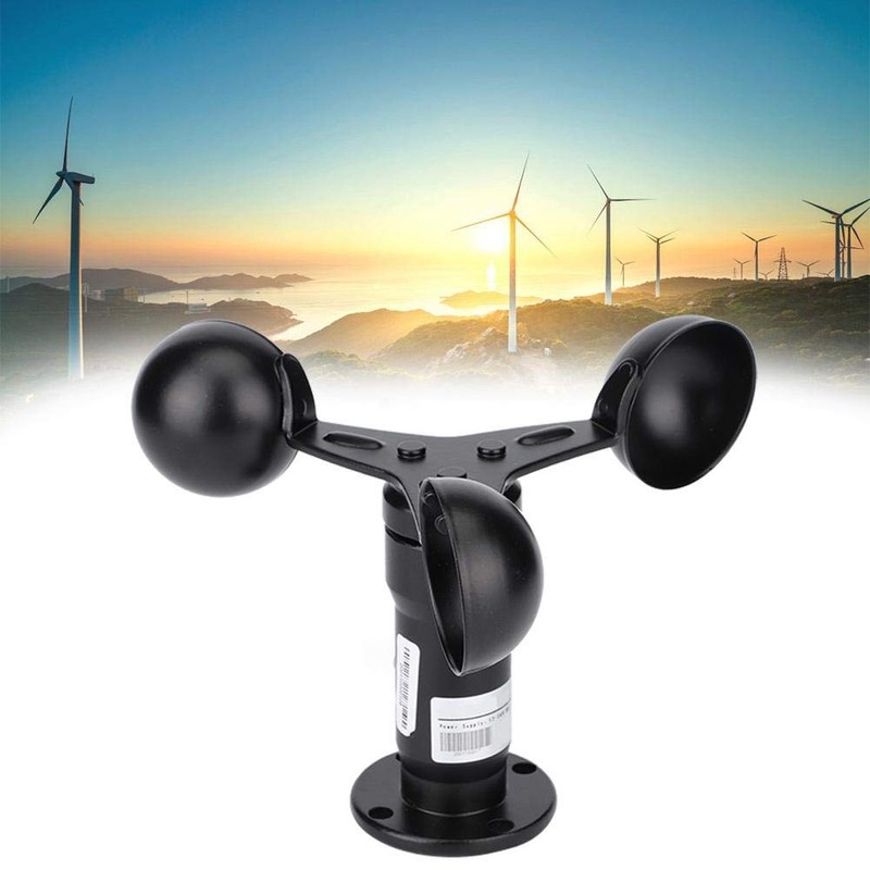 Risegun 0-10V Signal Output Wind Speed Sensor, Aluminium Alloy Anemometer