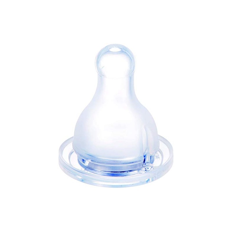 Lec Anpanman Replacement Nipple Bottle, Standard (Round Hole) 1 Piece