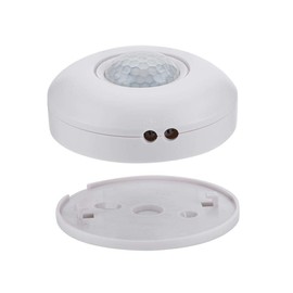 12V 360° Infrared PIR Motion Sensor Switch with Time Delay for Corridors/Bathrooms/Basements/Garages