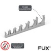 FUX Pack of 10 Pipe Clamps M16-M50, 16 mm -