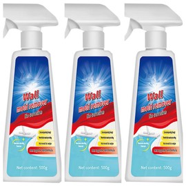 Christmas Limited Edition 500ml Mold Remover Spray: A multi-purpose cleaner designed to remove grease, mold, and stains from bathroom tiles, walls, and ceilings.:_3 bottle