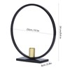 Simple Round Candle Holder Wrought Iron Home Candlestick for Dinner