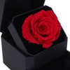 Red Rose Gift Box Soft Flocking Lifting Drawer Portable Jewelry