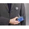 Durable Badge Reel Chrome with Belt Clip and Retractable Cord,