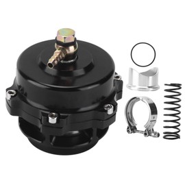 Válvula de Descarga, Universal 50 mm Turbina Negra V con Válvula de Descarga