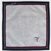 Kitamura 000131 Initial Towel Handkerchief Unisex Women's Towel Hand Towel