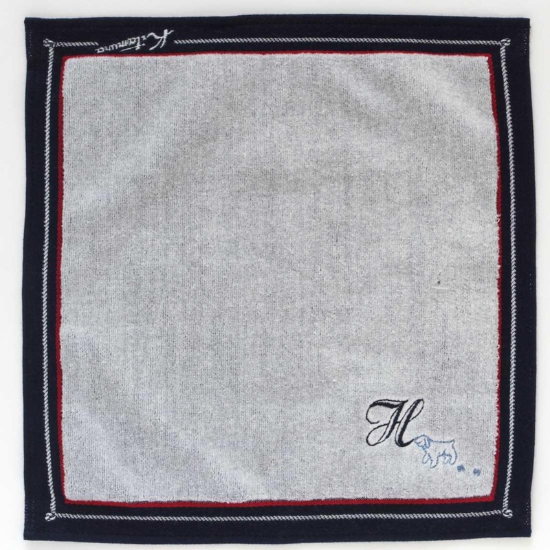 Kitamura 000131 Initial Towel Handkerchief Unisex Women's Towel Hand Towel