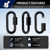 2 Pack Heavy-Duty Chain Hooks Quick Links - 304 Black