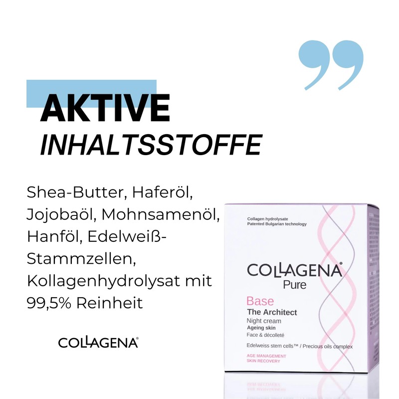 Collagena Pure The Architect Filler Nachtcreme – Intensive Reparatur- und