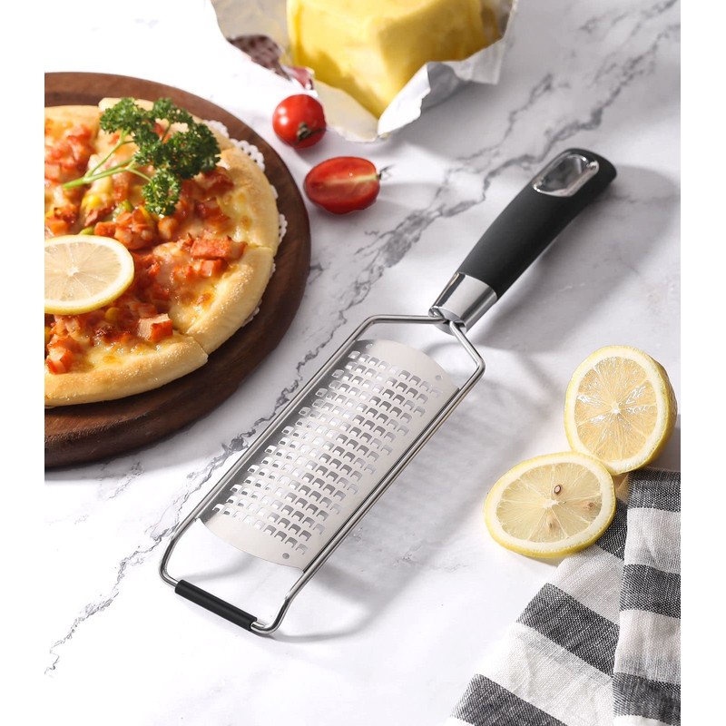 Royal Cuisine Stainless Steel Cheese Grater with Handle & Shredder