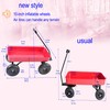 Outdoor Wagon All Terrain Pulling Air Tires Children Kid Garden