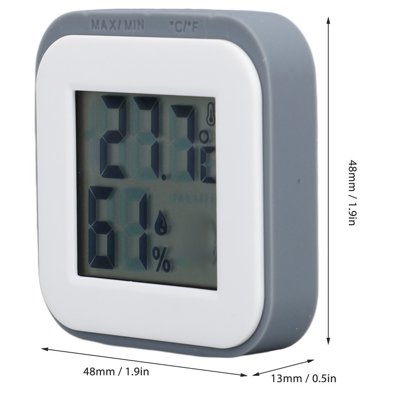 Hygrometer Indoor Accurate Magnetic Desktop Thermometer and Humidity Gauge For