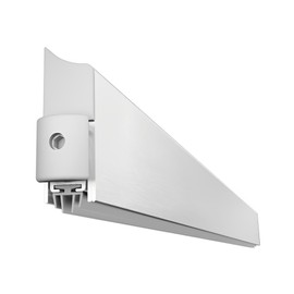 Gedotec Lowerable Floor Seal, Silver, 1 Piece Door Seal Bottom Automatic 13 x 39 mm, Applique, Length 1030 mm, Can Be Shortened, Lowering Seal for Doors, Door Floor Seal, Wind Protection, Anti-Cold