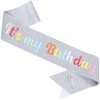 ZHBDPaty ZHBDPaty it's my birthday Birthday Girl Sash Silver with