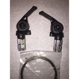 microSHIFT New Microshift BS-M10 10 speed bar end shifter set for Road, MTB or Touring