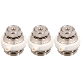 1/2/3/5 Pieces 1/2 Inch Automatic Vent Opening Automatic Shut-Off Self Bleeding Radiator Valve for All Conventional Radiators with 1/2" Thread (Pack of 3)