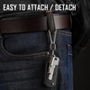 KeyUnity KD01 Titanium Carabiner Keychain Clip, Quick Release EDC Key
