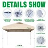 ACEPIC 10x10 Canopy Replacement Top Cover with Air Vent,UPF 50+