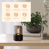 Candlelight Style Aroma Diffuser 120mL Mist Humidifier Warm White Night