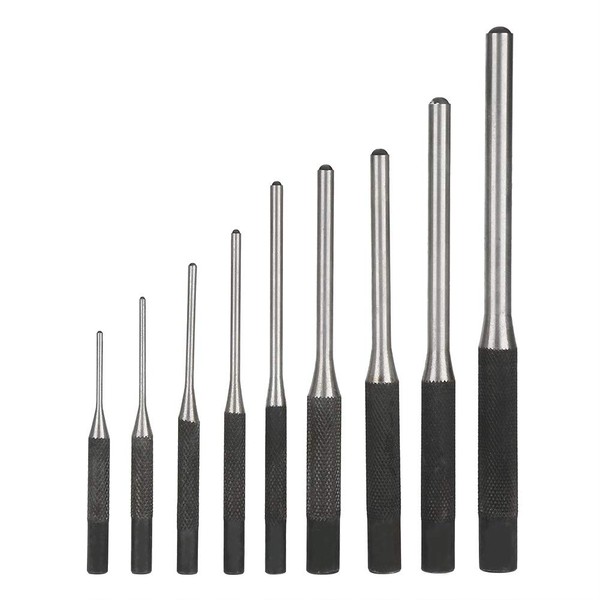 9-Piece Rolling Pin Punch Set with Storage Bag, Durable, Heat