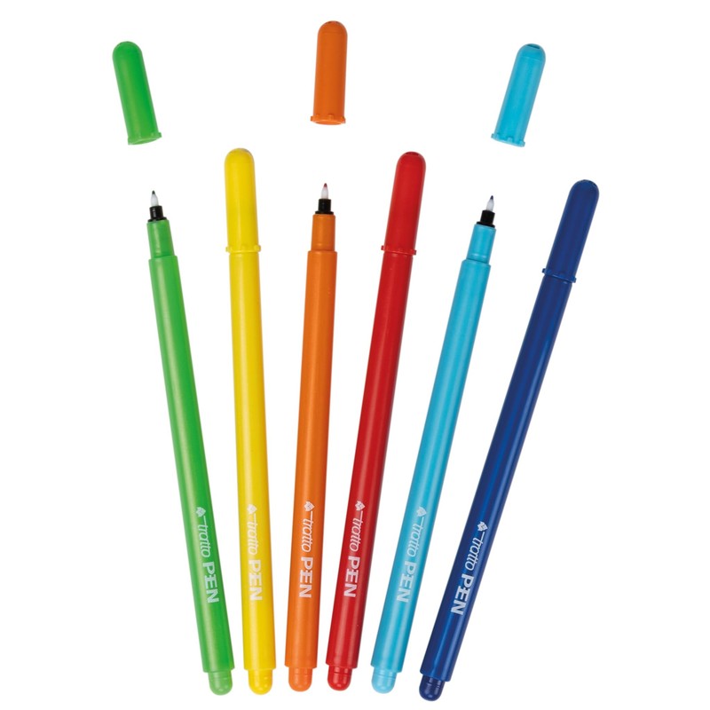 Tratto Pen Busta 12 Pezzi, 807700, Multicolore