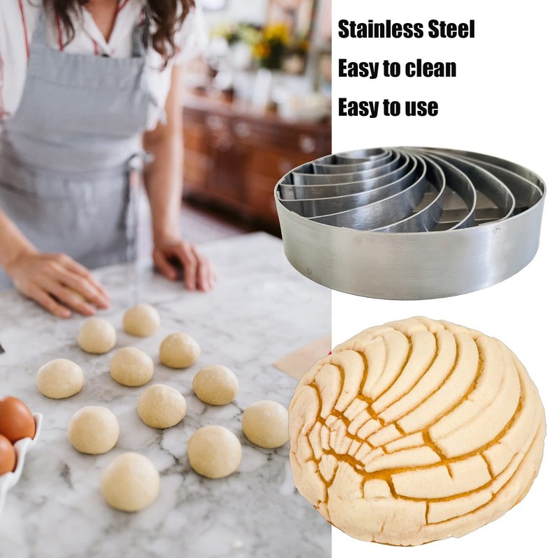 Cutter Mexican Bread Mold Made Of Stainless Steel 4.1 Inch,Stamp