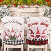 2 Pcs Christmas Chair Covers,Christmas Chair Back Covers Christmas Seat