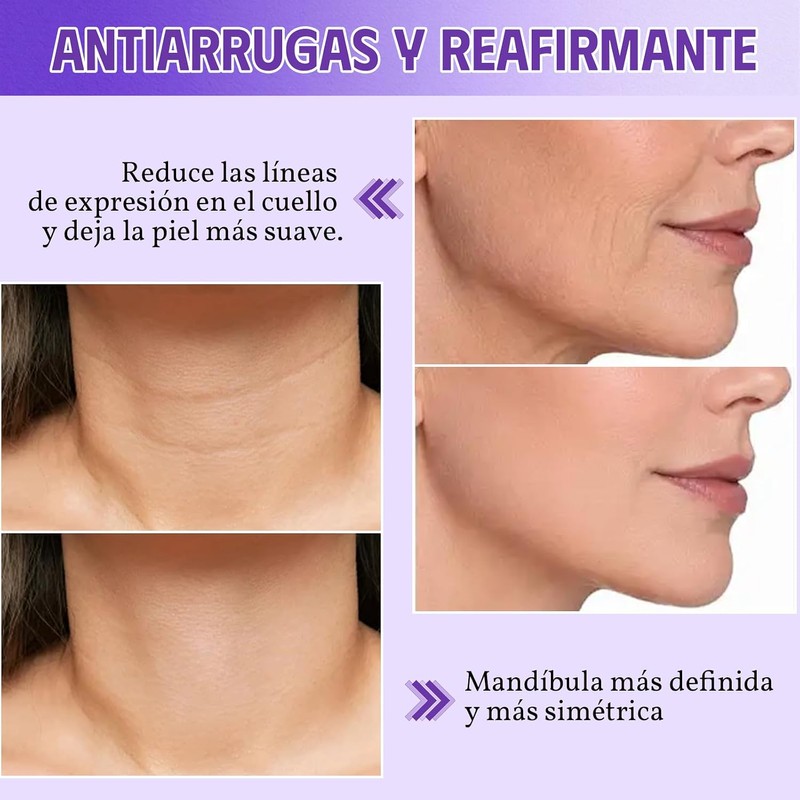 Crema Reafirmante Cuello con Retinol y Colágeno con Gua Sha