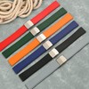 Niziruoup Watch Strap Fluororubber with Folding Clasp 19 mm 20