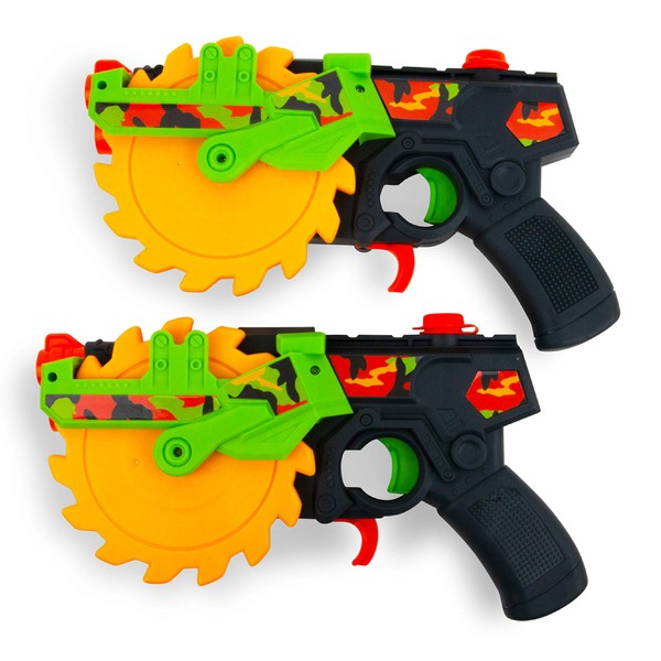 Boley Chainsaw Water Blasters - 2 Pk Long Range Super Squirt Gun - Big Water Gun Pool Games & Swimming Pool Toys for Kids Ages 3+